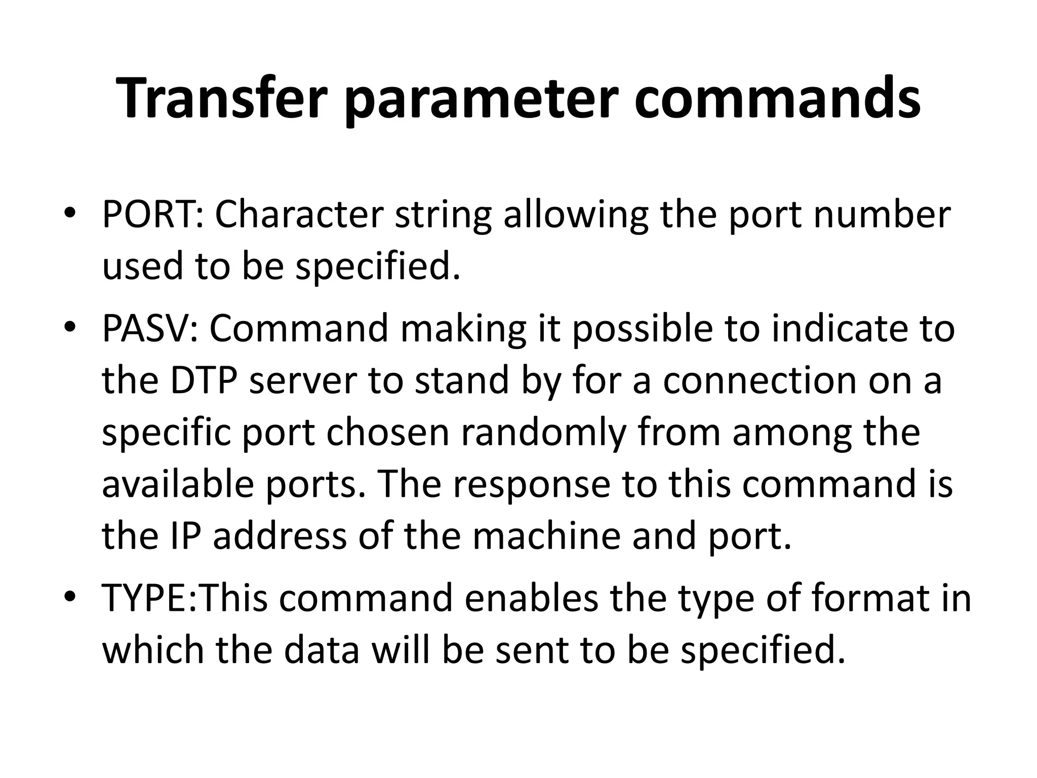 File Transfer Protocol