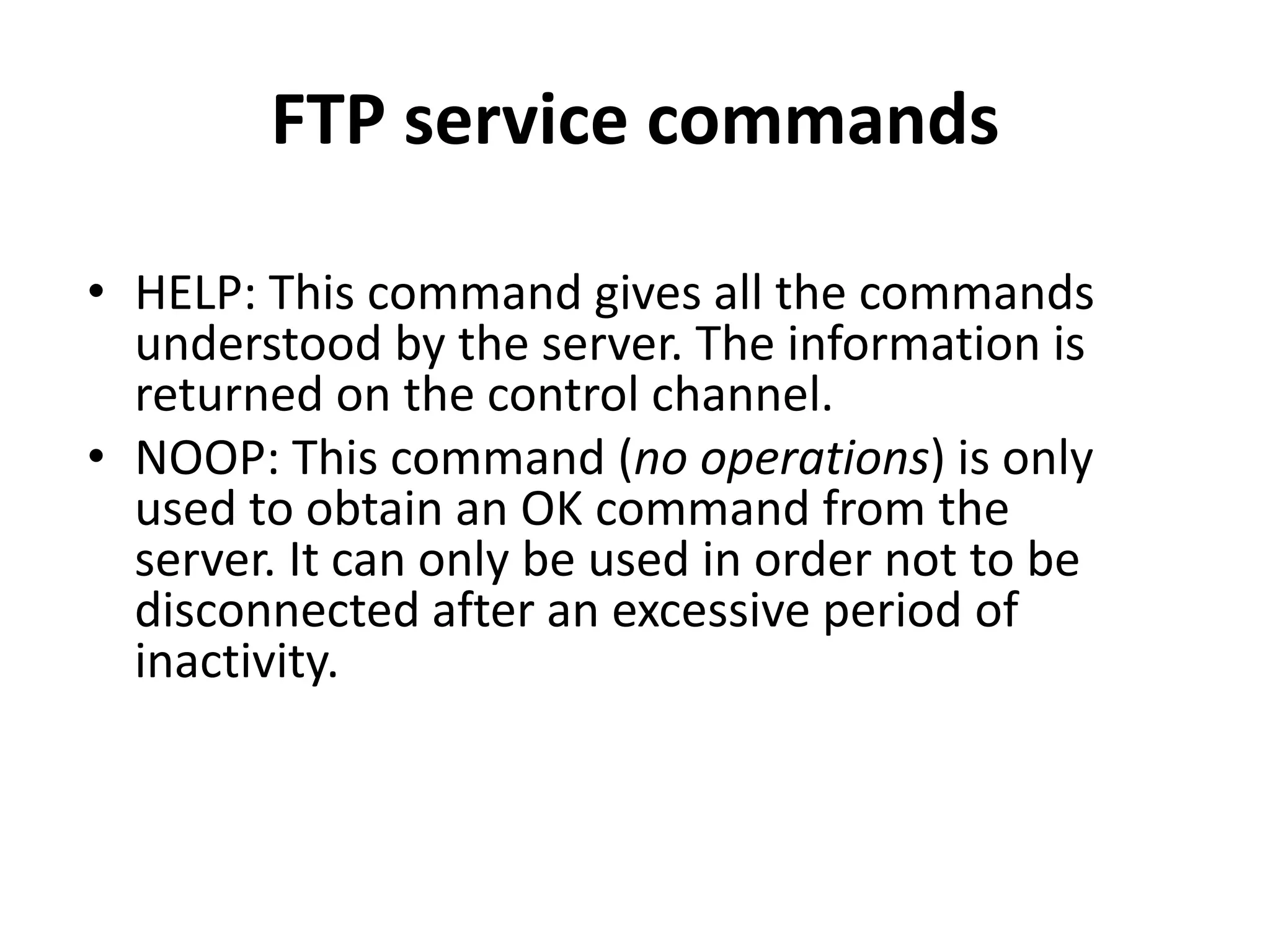 File Transfer Protocol