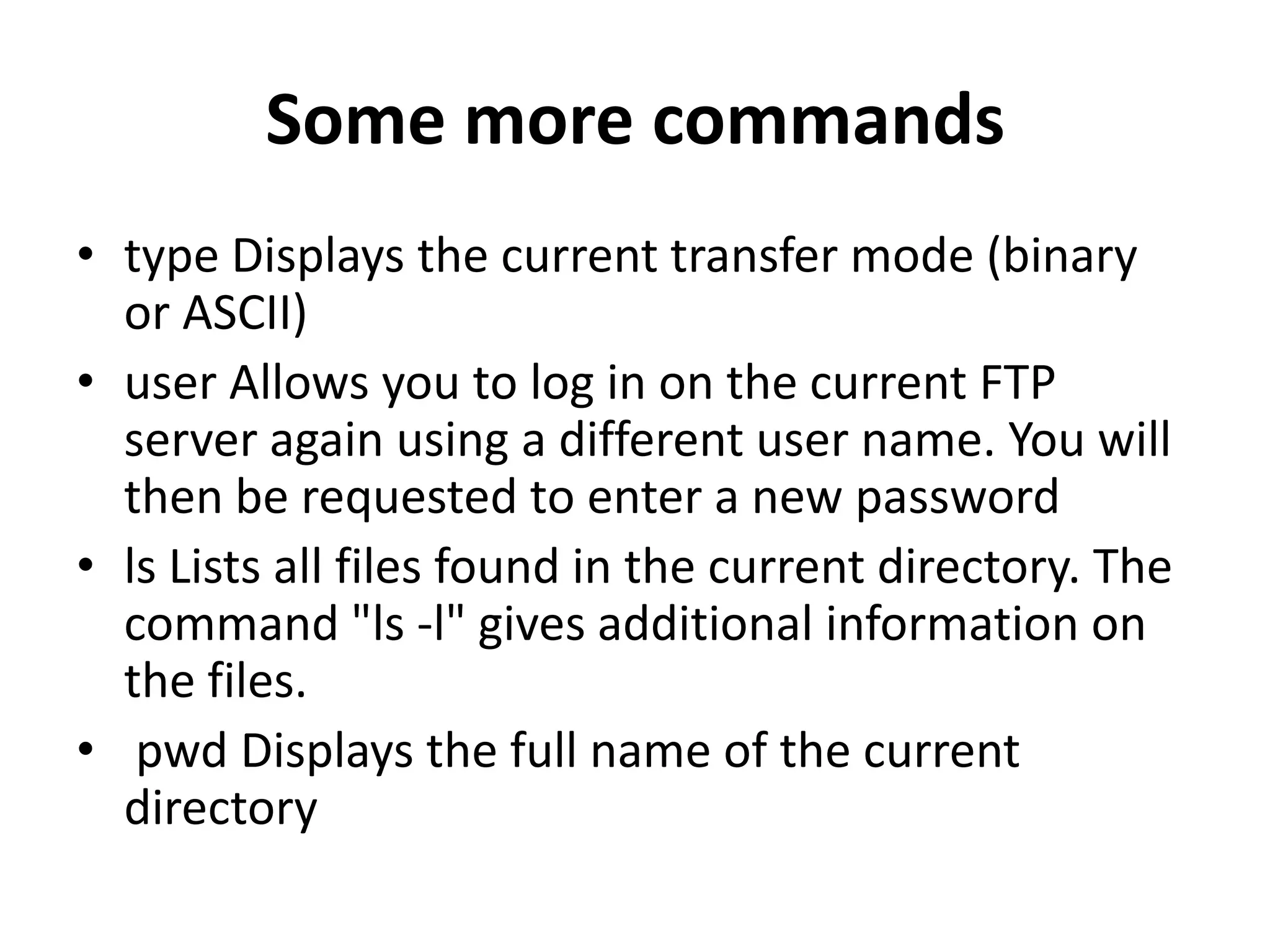 File Transfer Protocol