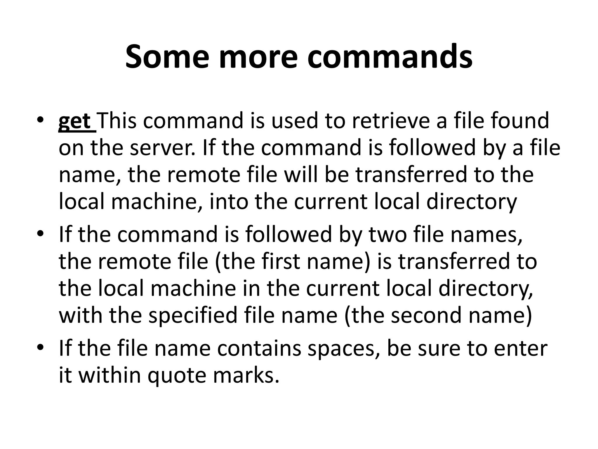 File Transfer Protocol
