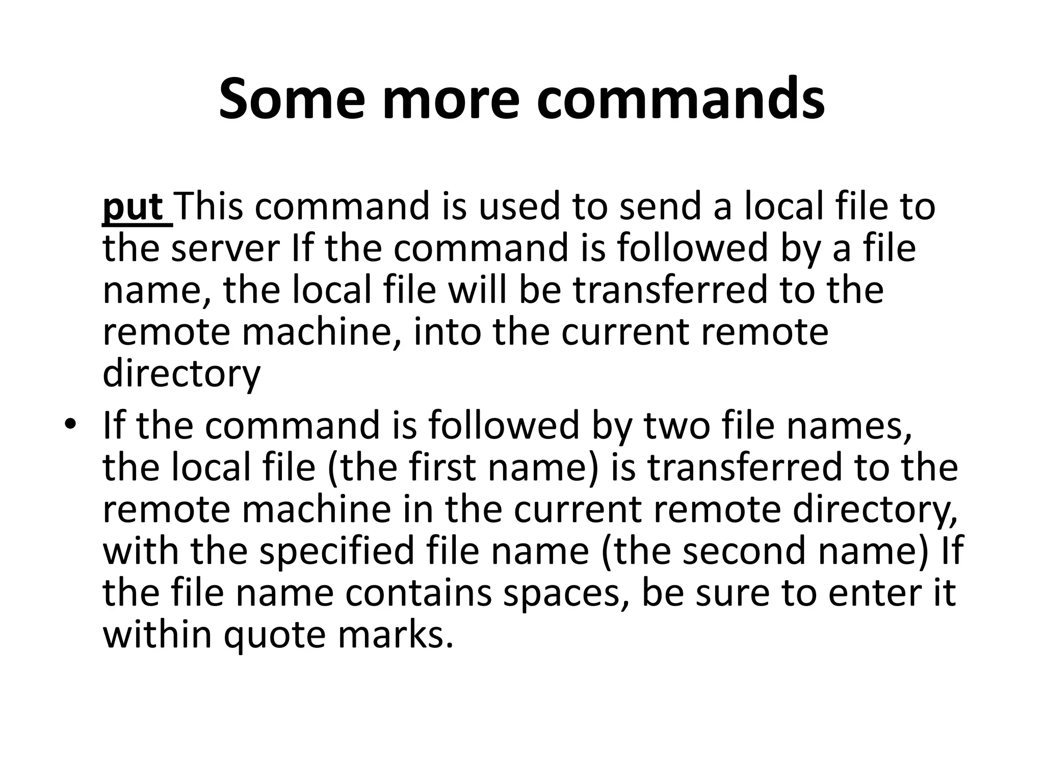 File Transfer Protocol