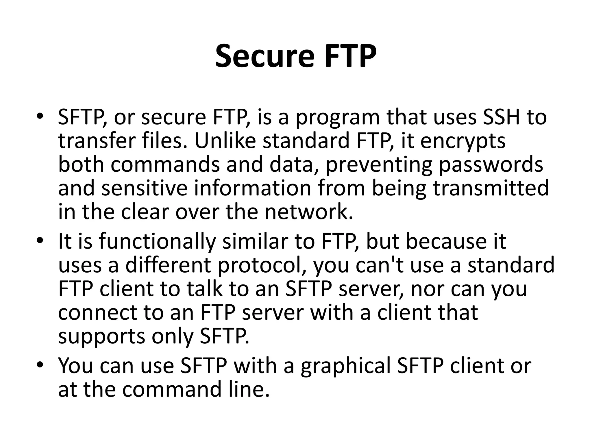 File Transfer Protocol