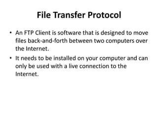 File Transfer Protocol