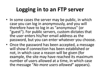 File Transfer Protocol
