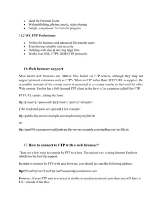 File transfer protocol | DOCX