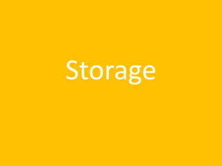 Storage
 
