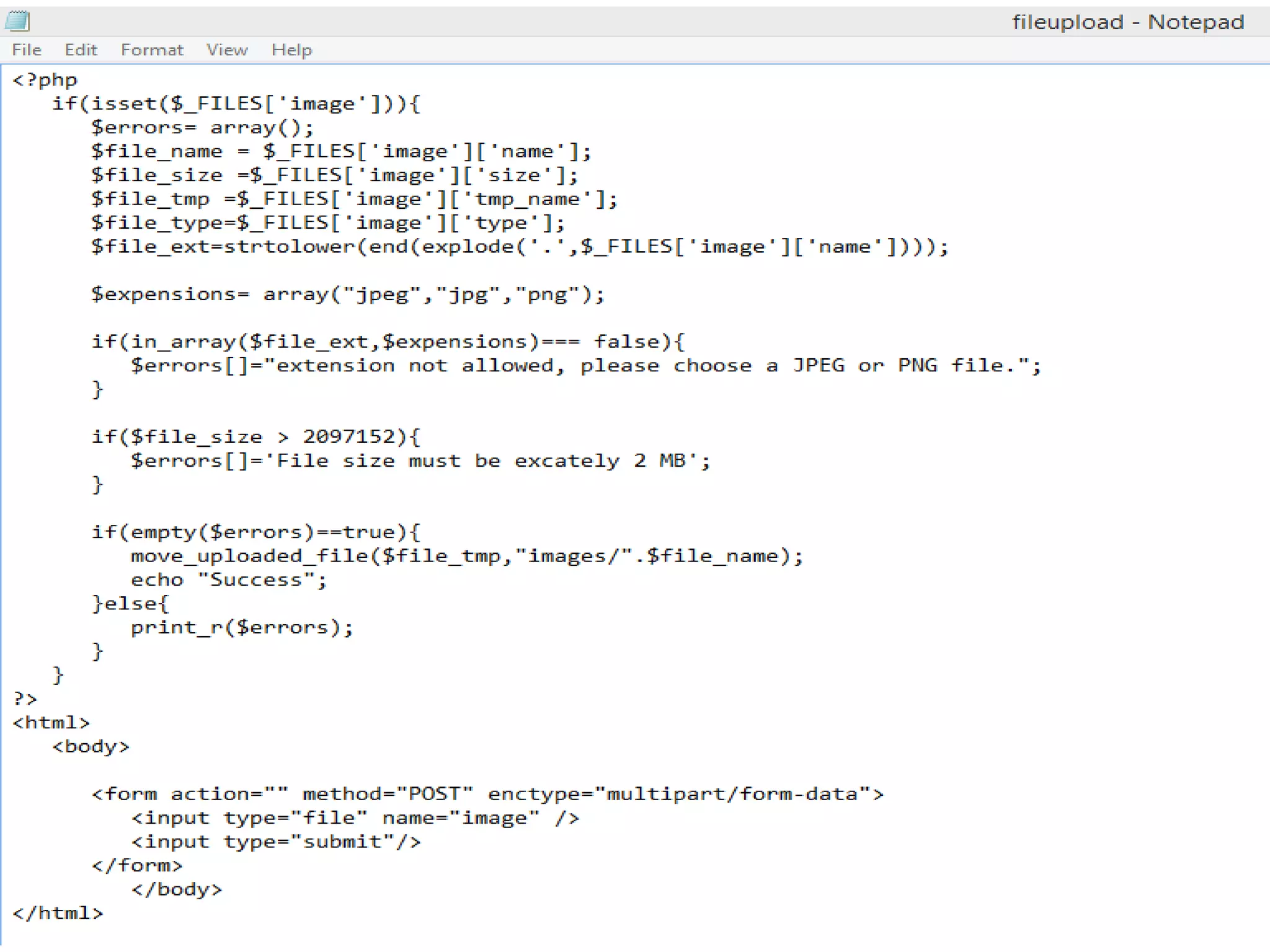 File upload php | PPTX