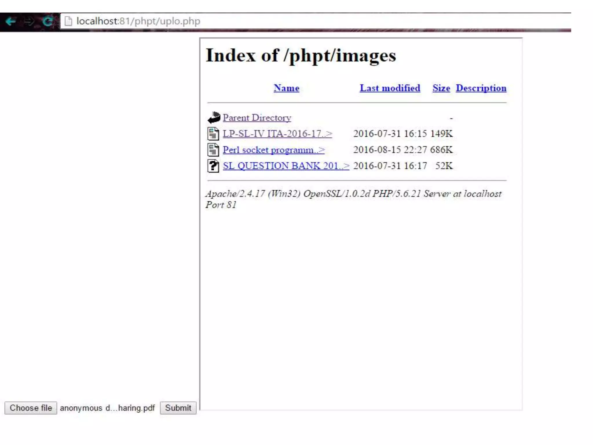 File upload php | PPTX
