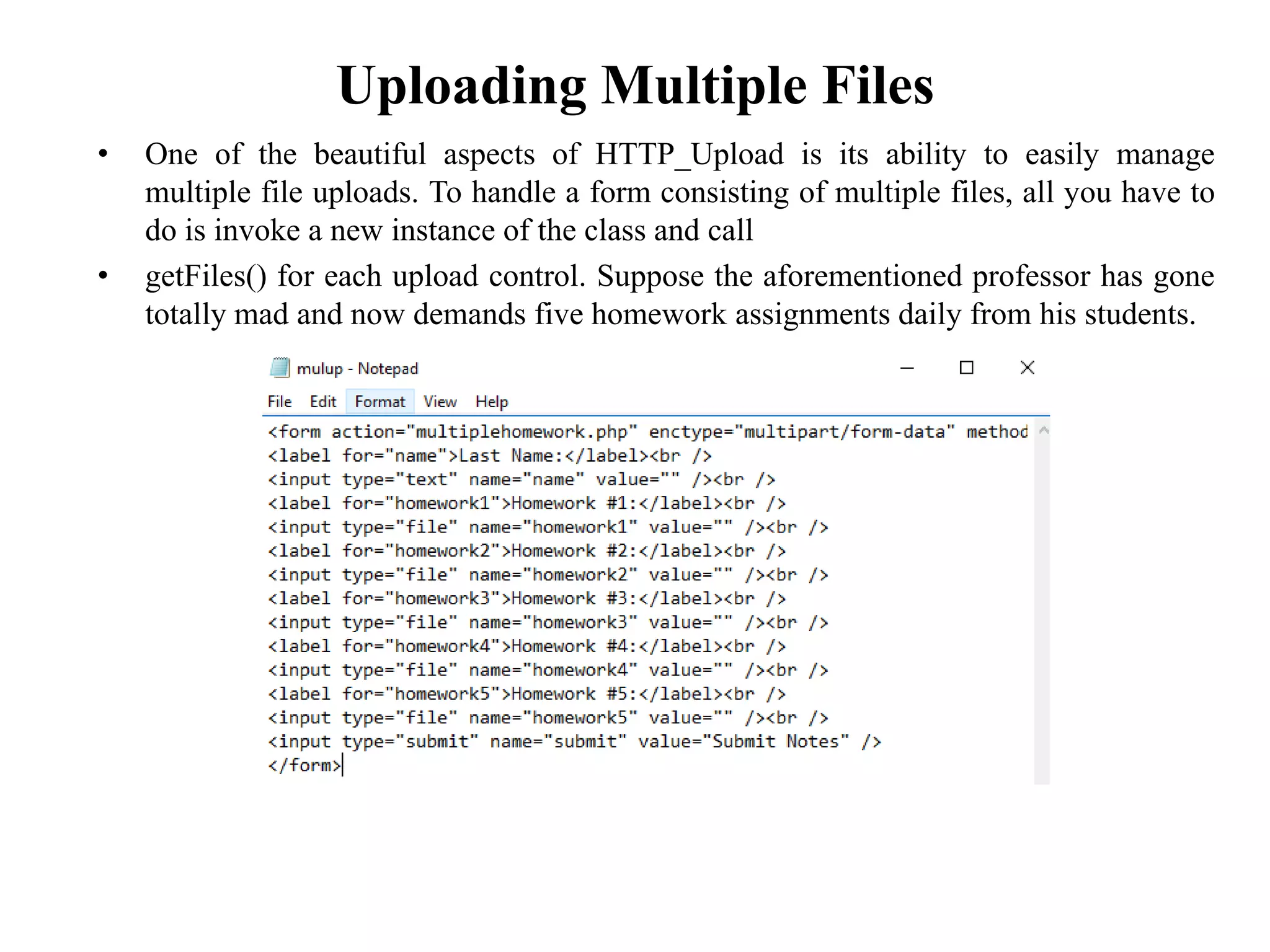 File upload php | PPTX