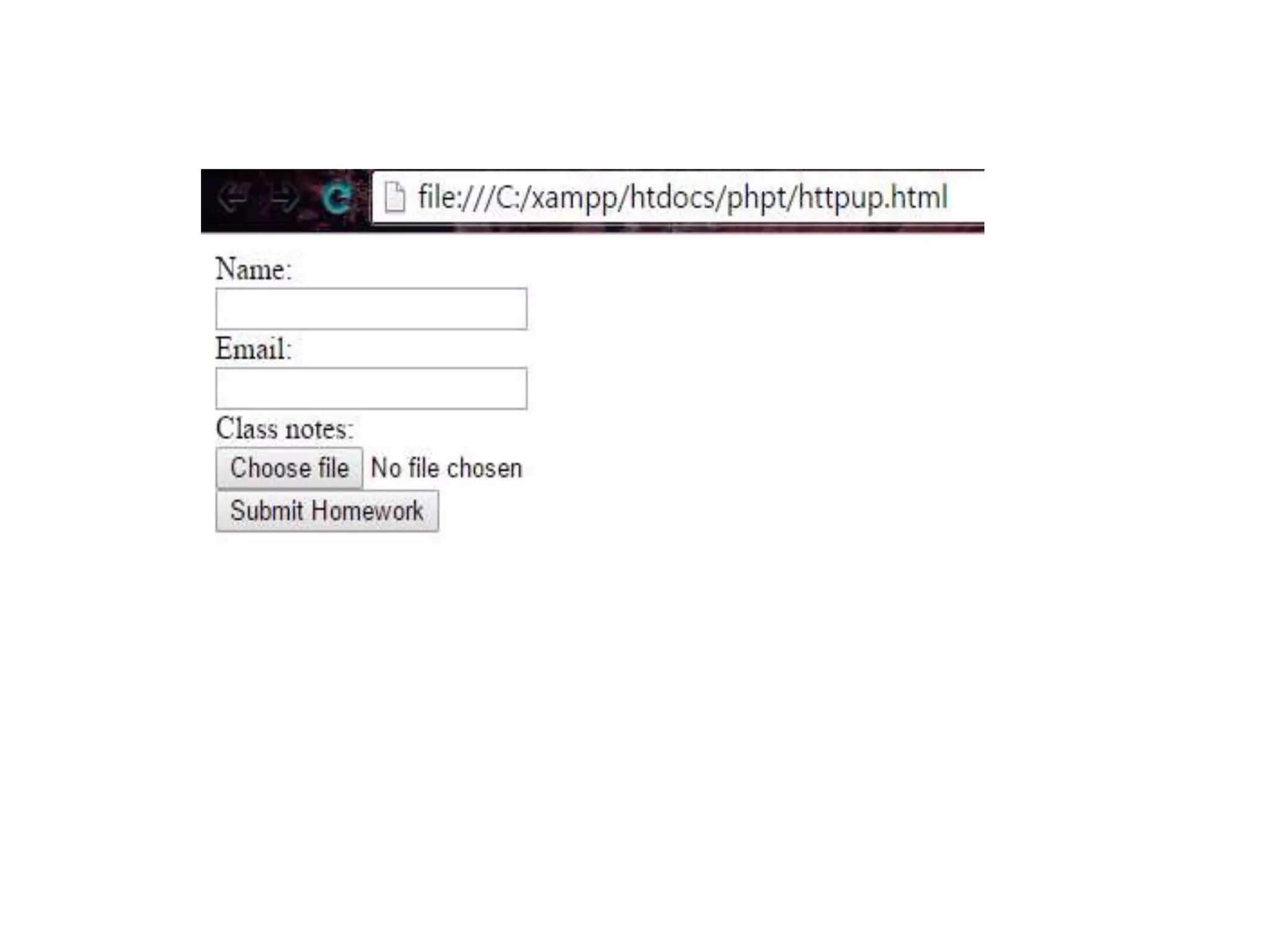 File upload php | PPTX