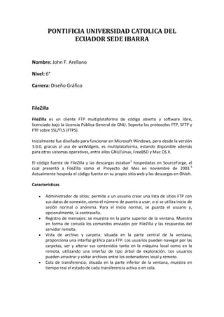 File zilla cliente ftp