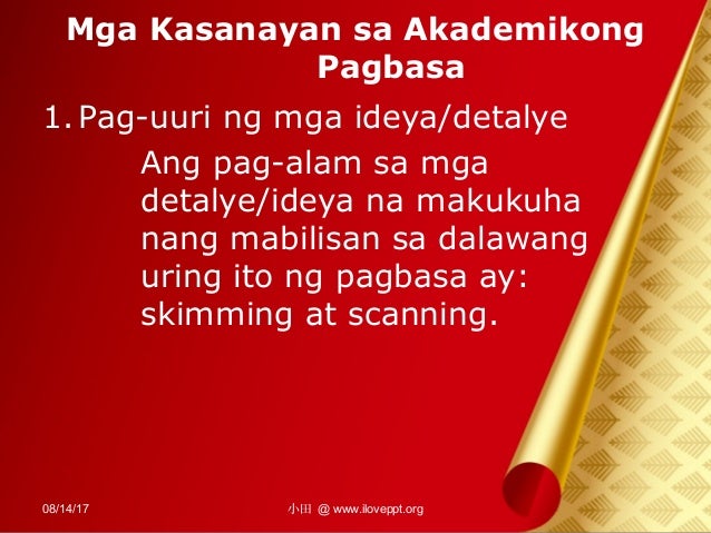 pagbabasa sa mga tekstong pang akademik Ang tekstong propesyonal o pandalubhasaan ay nagsasaad ng talakay ukol sa natatanging paksa at may kaugnayan sa propesyon ng manunulat naglalaman . pagbabasa sa mga tekstong pang akademik Ang tekstong propesyonal o pandalubhasaan ay nagsasaad ng talakay ukol sa natatanging paksa at may kaugnayan sa propesyon ng manunulat naglalaman .
