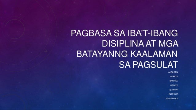 pagbasa sa tekstong pang humanidades Ang talasalitaan kaugnay sa pag-unawa ng teksto 3 web ng bahagi ng salita (word-part web) kinasama sama samahan sama-sama kasama 4 pagpapakahulugan ayon sa konteksto (contextual redefinition) mga salita hinulang kahulugan bago ang pagbasa kahulugan pagkatapos ng pagbasa konteksto na pinagagamitan ng salita 1 bumulwak lumabas biglang paglabas ng isang likidong bagay mula sa pinagmula nito. pagbasa sa tekstong pang humanidades Ang talasalitaan kaugnay sa pag-unawa ng teksto 3 web ng bahagi ng salita (word-part web) kinasama sama samahan sama-sama kasama 4 pagpapakahulugan ayon sa konteksto (contextual redefinition) mga salita hinulang kahulugan bago ang pagbasa kahulugan pagkatapos ng pagbasa konteksto na pinagagamitan ng salita 1 bumulwak lumabas biglang paglabas ng isang likidong bagay mula sa pinagmula nito.