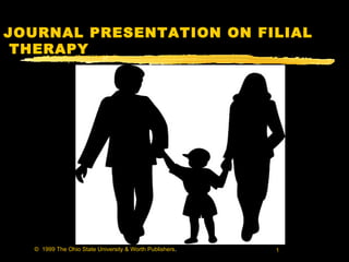 JOURNAL PRESENTATION ON FILIAL  THERAPY 