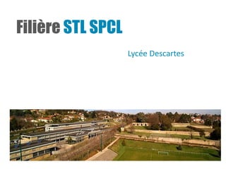Filière STL SPCL
Lycée Descartes
 