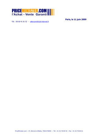 Priceminister récolte un Award dans la lutte contre la contrefaçon par le GACG.