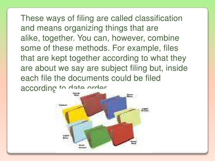 Filing