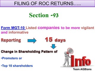 Old Roc Unit Form Filing of Roc Annual Returns | PPSX