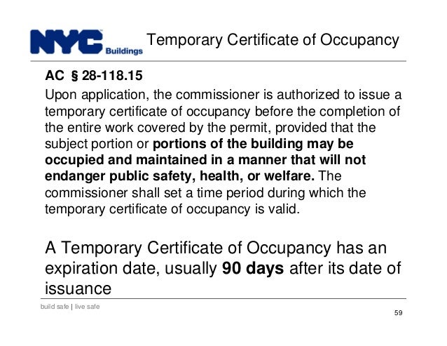 certification letter for occupancy new york city department of buildings filing rep course 101 certification letter for occupancy new york city department of buildings filing rep course 101
