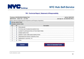 build safe | live safe
NYC Hub Self-Service
5151
 