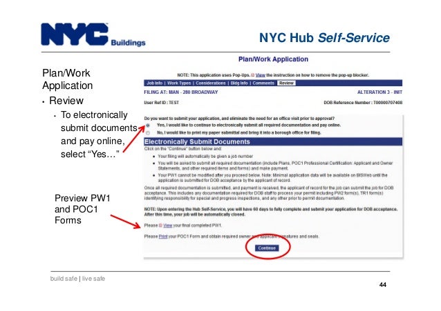 new york city department of buildings filing rep course_102 poc1 form