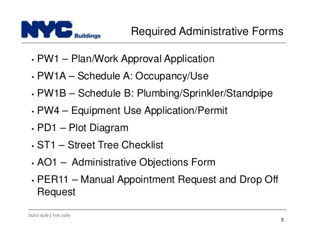 new york city department of buildings filing rep course_103 pgl1 form