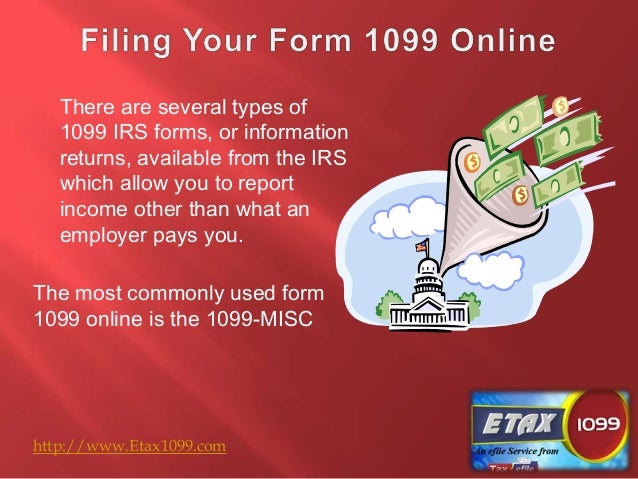 Types of Form 1099 and How to File Them online