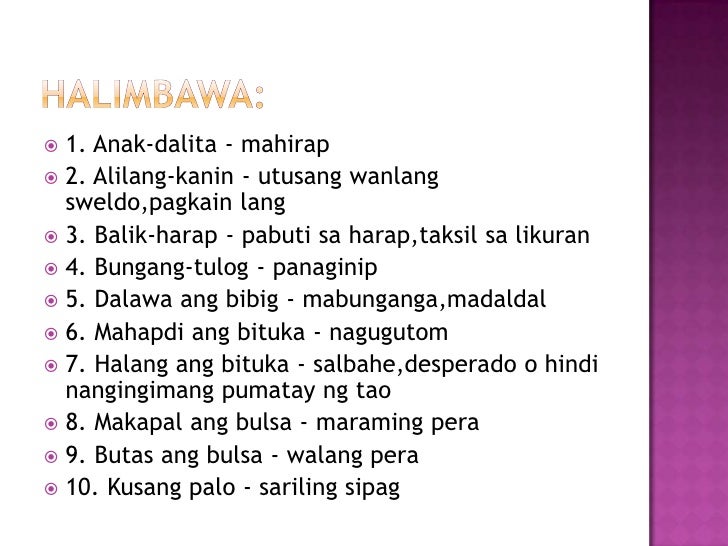 Tagalog 10 Halimbawa Ng Salitang Hiram At Kahulugan Nito 9E6