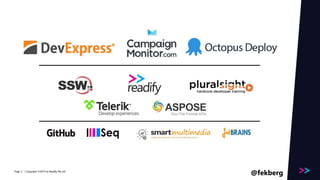 Page / Copyright ©2014 2 by Readify Pty Ltd @fekberg 
 