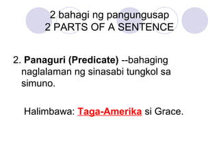 Filipino 1-ang-pangungusap (2) | PPT