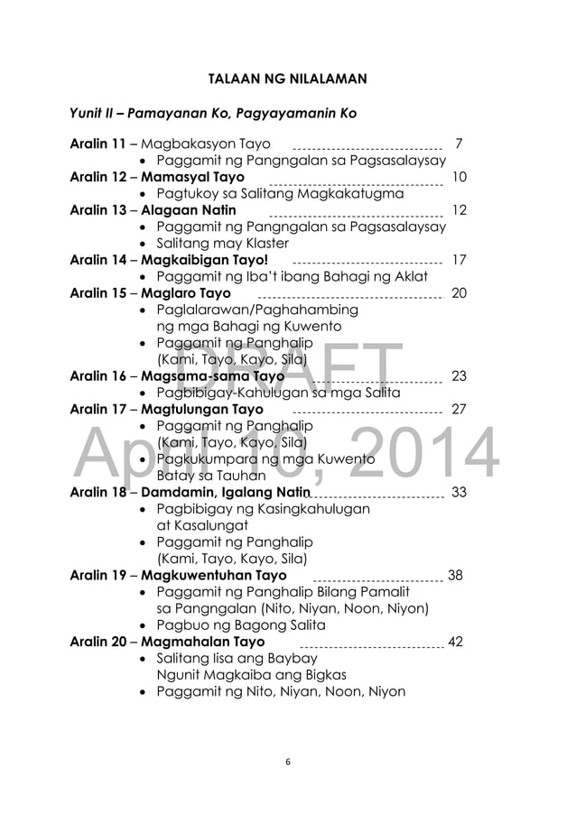 K TO 12 GRADE 3 LEARNER’S MATERIAL IN FILIPINO