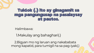 Tuldok Sign Filipino.pdf kakahwysbbsusndjdjdndjrjrndjdnd | PDF