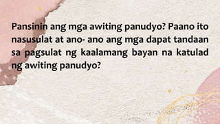 filipino-7.pptx ikaapat na linggo filipino | PPTX