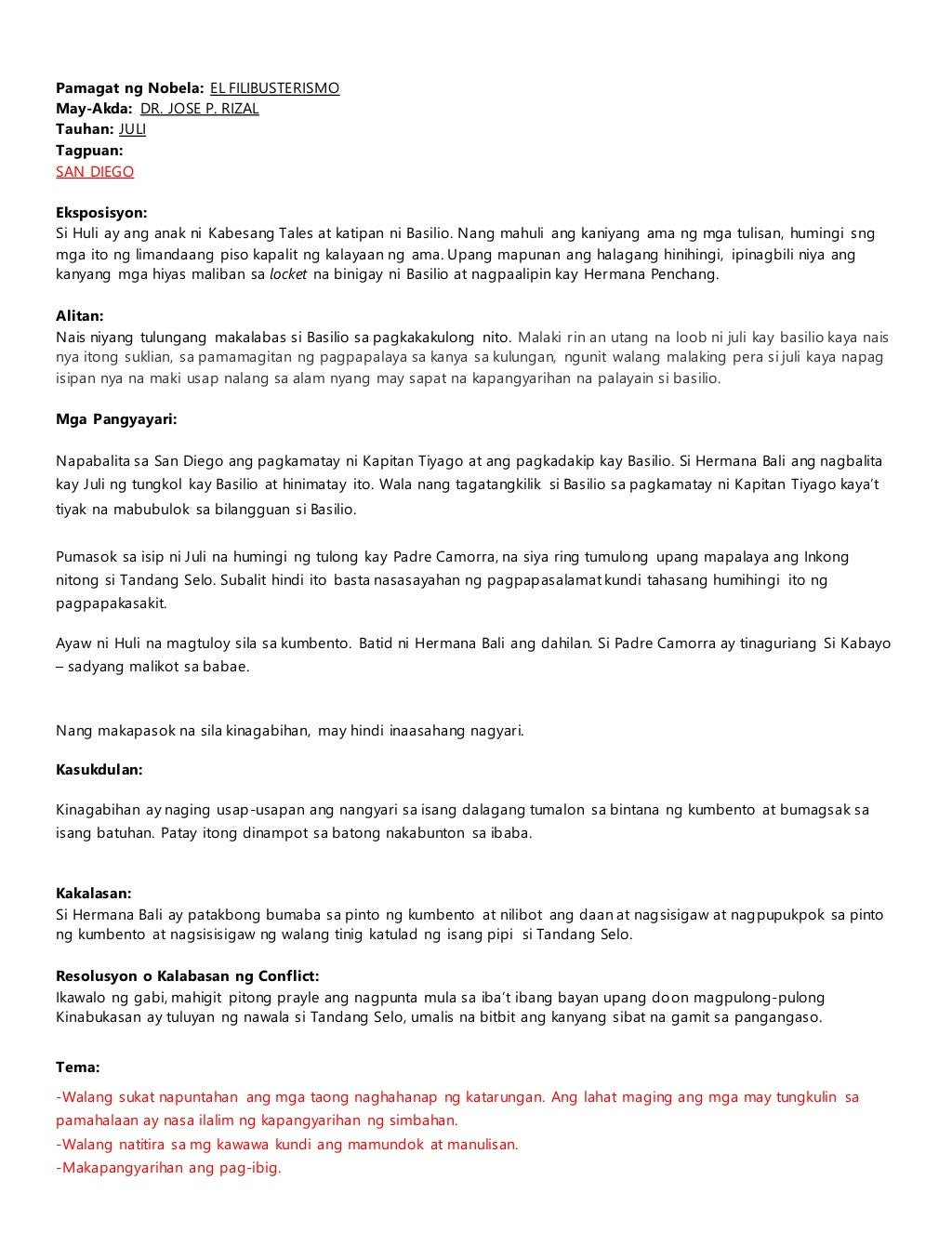 Filipino plot diagram ans
