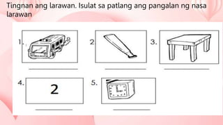 Tingnan ang larawan. Isulat sa patlang ang pangalan ng nasa
larawan
 