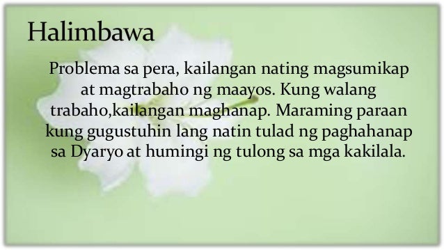 halimbawa ng hulwaran Depinisyon - hulwaran sa tekstong ekspositori reggie cruz loading unsubscribe from reggie cruz cancel unsubscribe pagtukoy ng tono, damdamin at pananaw ng teksto - duration: 6:18 reggie cruz 1,994 views 6:18 loading more suggestions show more. halimbawa ng hulwaran Depinisyon - hulwaran sa tekstong ekspositori reggie cruz loading unsubscribe from reggie cruz cancel unsubscribe pagtukoy ng tono, damdamin at pananaw ng teksto - duration: 6:18 reggie cruz 1,994 views 6:18 loading more suggestions show more.