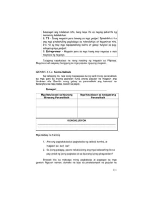 Grade 8 filipino module Q3