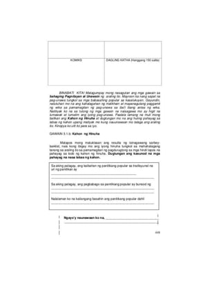 Grade 8 filipino module Q3