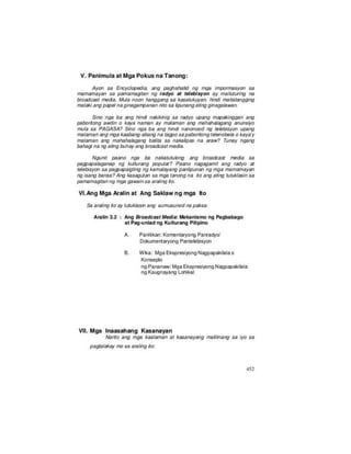 Grade 8 filipino module Q3