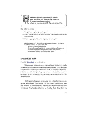 Grade 8 filipino module Q3