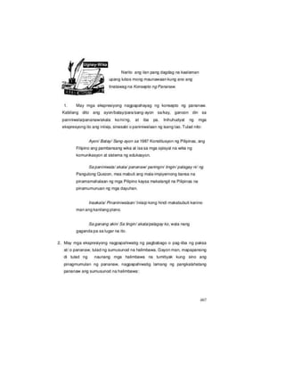 Grade 8 filipino module Q3