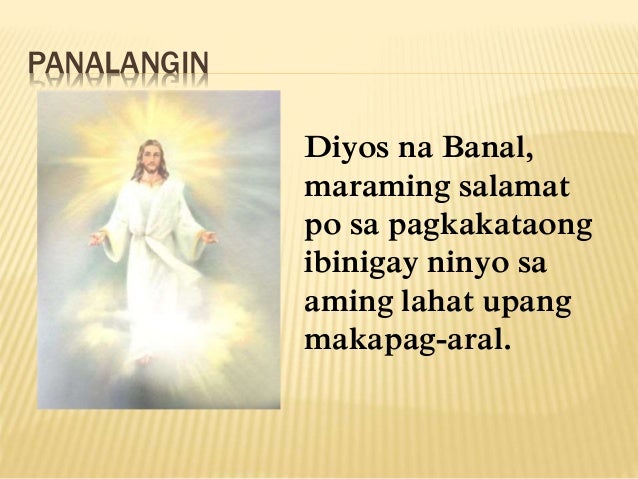 Dasal Pagkatapos Ng Klase Filipino3 day1 K-12