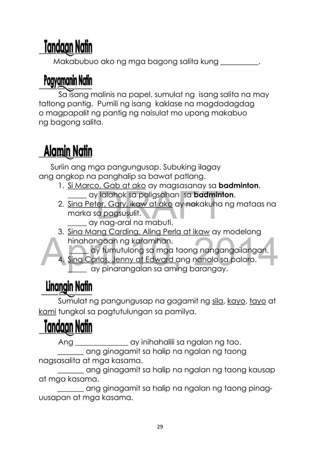 Grade 3 Filipino Learners Module PDF