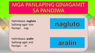 Panlapi In Filipino 3 yunit iii aralin 3 paggamit nang tama ng salitang kilos o ...