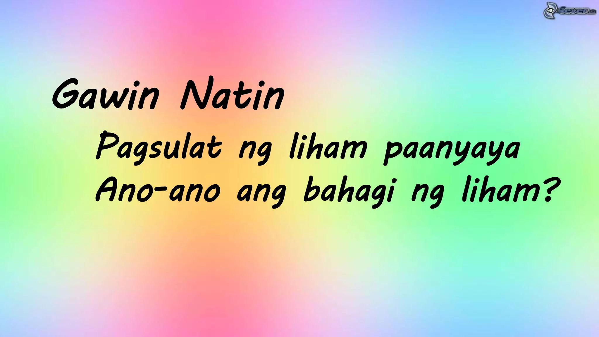 Filipino 4-Aralin 6- Lugar sa Pamayanan, Halina't Pasyalan_Day 2-5 ...
