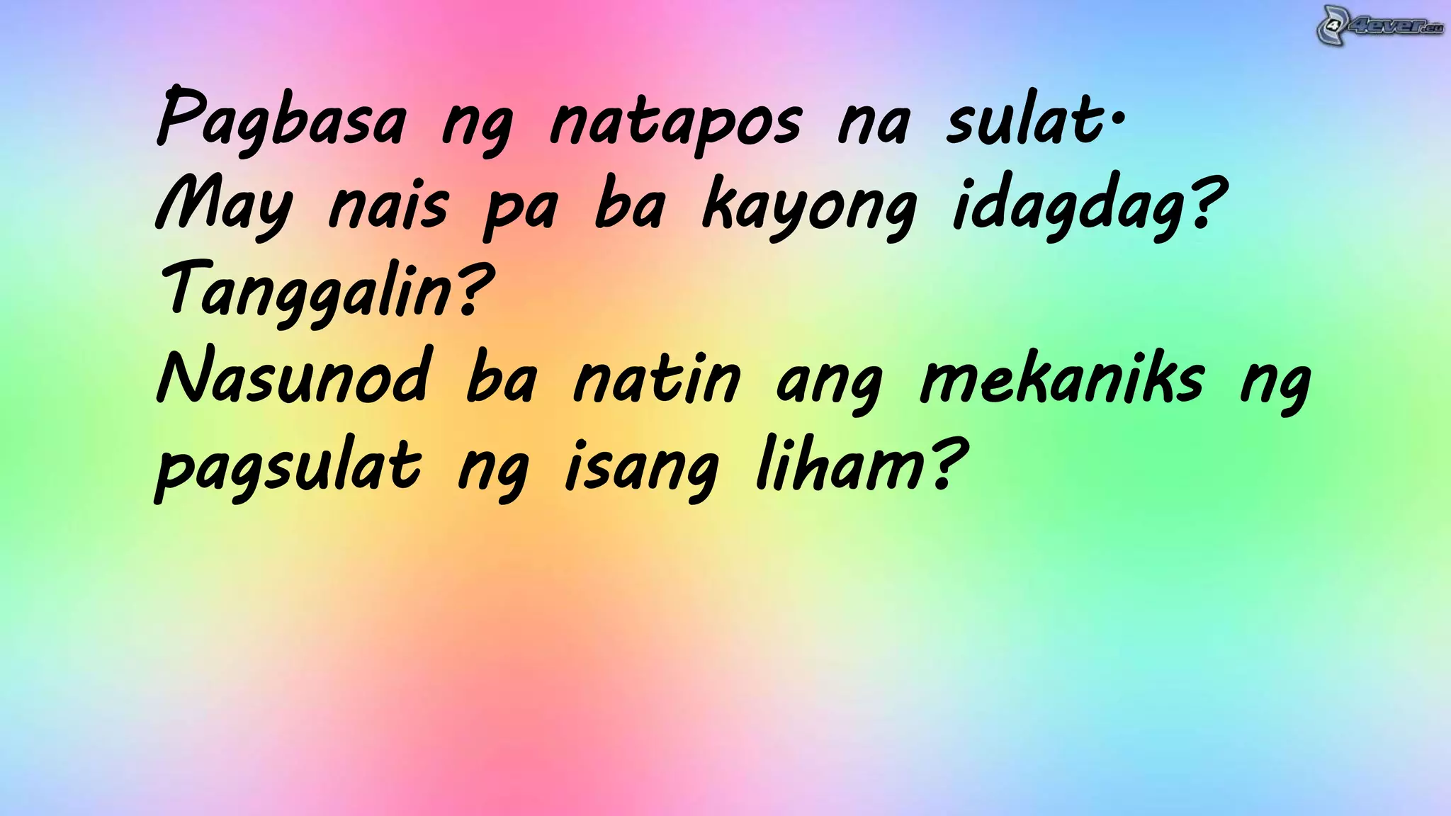 Filipino 4-Aralin 6- Lugar sa Pamayanan, Halina't Pasyalan_Day 2-5 ...