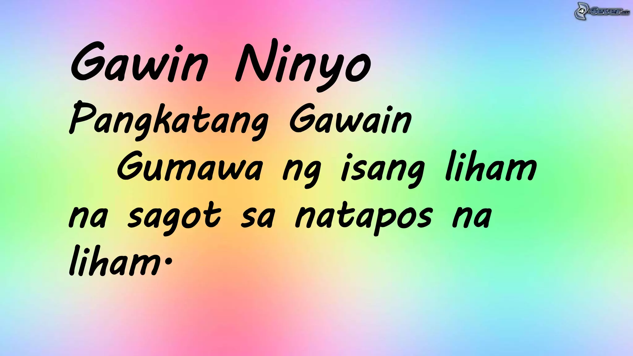 Filipino 4-Aralin 6- Lugar sa Pamayanan, Halina't Pasyalan_Day 2-5 ...
