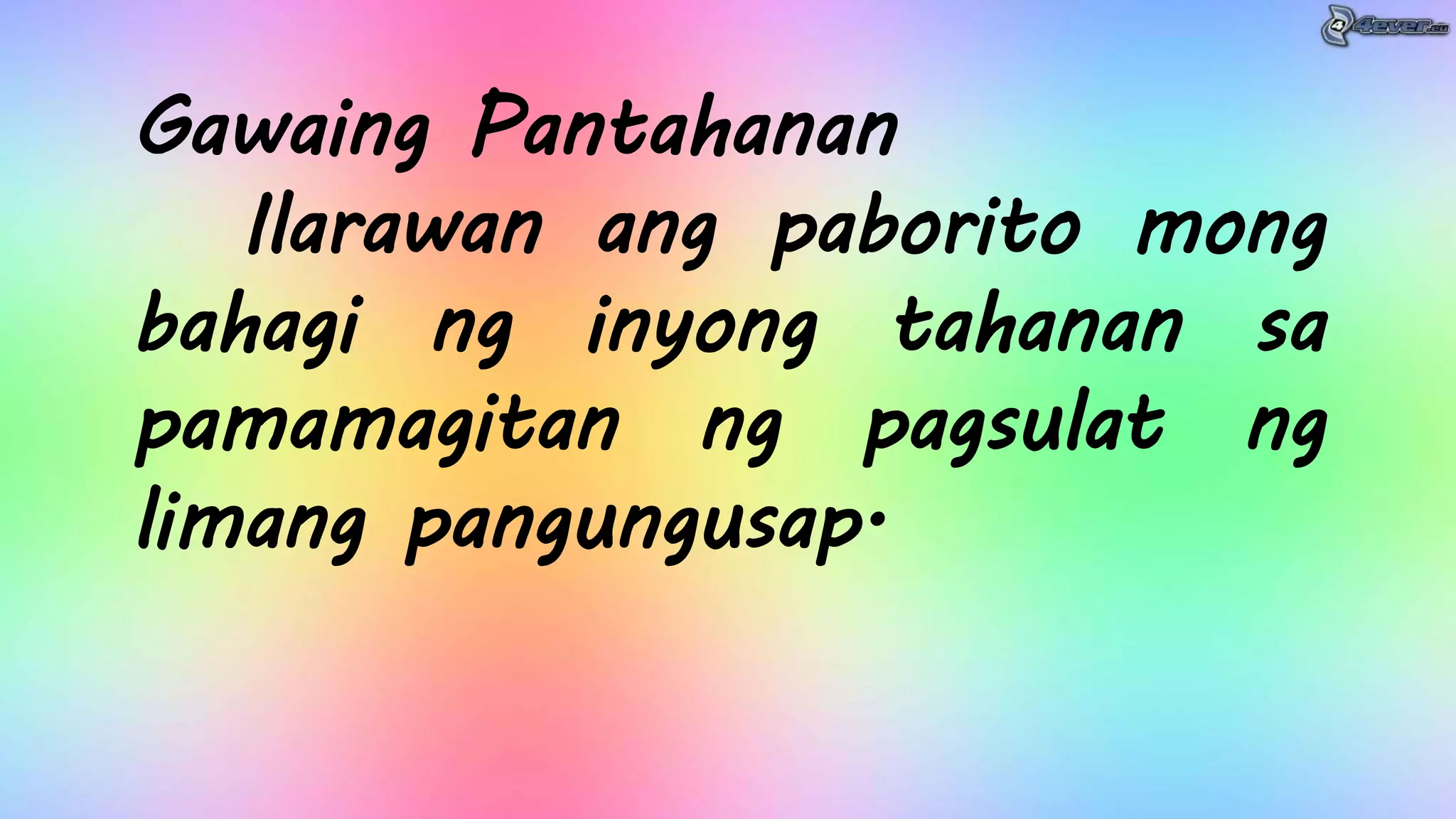 Filipino 4-Aralin 6- Lugar sa Pamayanan, Halina't Pasyalan_Day 2-5 ...