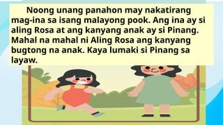 filipino 4- napagsusunod ang mga pangyayari sa kuwento demonstration ...