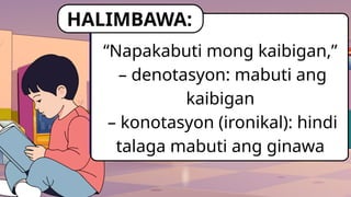 Understanding Tayutay: Kabalintunaan (Irony) in Filipino Literature | PPTX